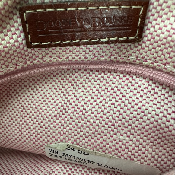 Dooney & Bourke - Tan Leather Mini East West Slouch Shoulder Bag - Picture 10 of 16